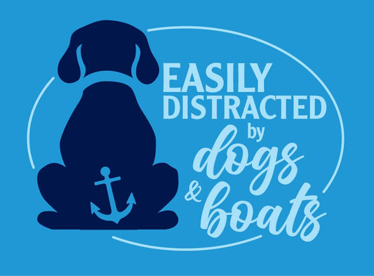 Easily Distracted by Dogs and Boats Tee