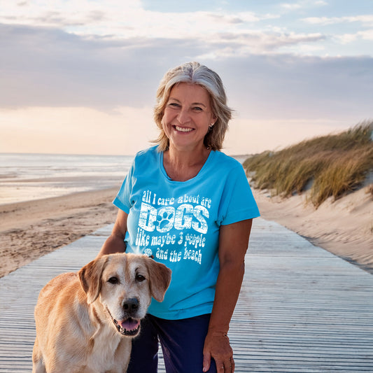 All I Care About Are Dogs Like Maybe 3 People And The Beach