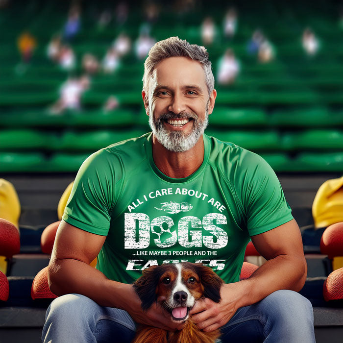 All I Care About Are Dogs And Eagles Tee