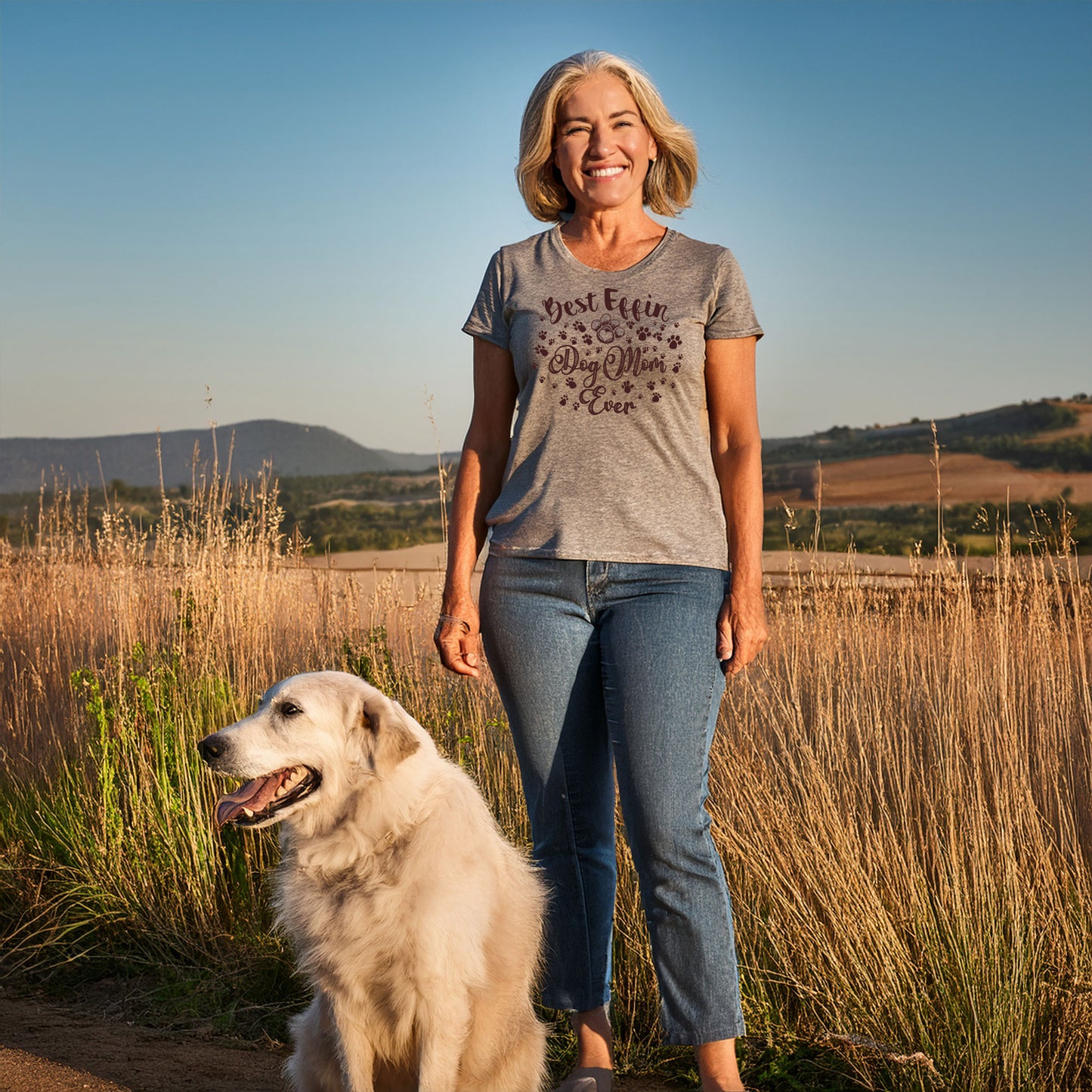 Best Effin Dog Mom Ever Womens Tee