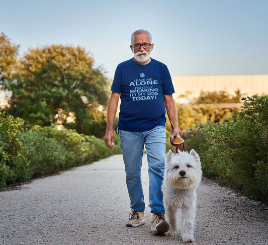 Leave Me Alone I'm Only Speaking To My Dog Today Tee