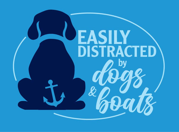 Easily Distracted by Dogs & Boats T-Shirt