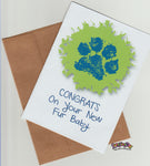Congrats On Your New Fur Baby Greeting Card