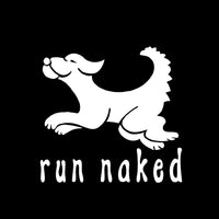 Run Naked Vinyl Decal